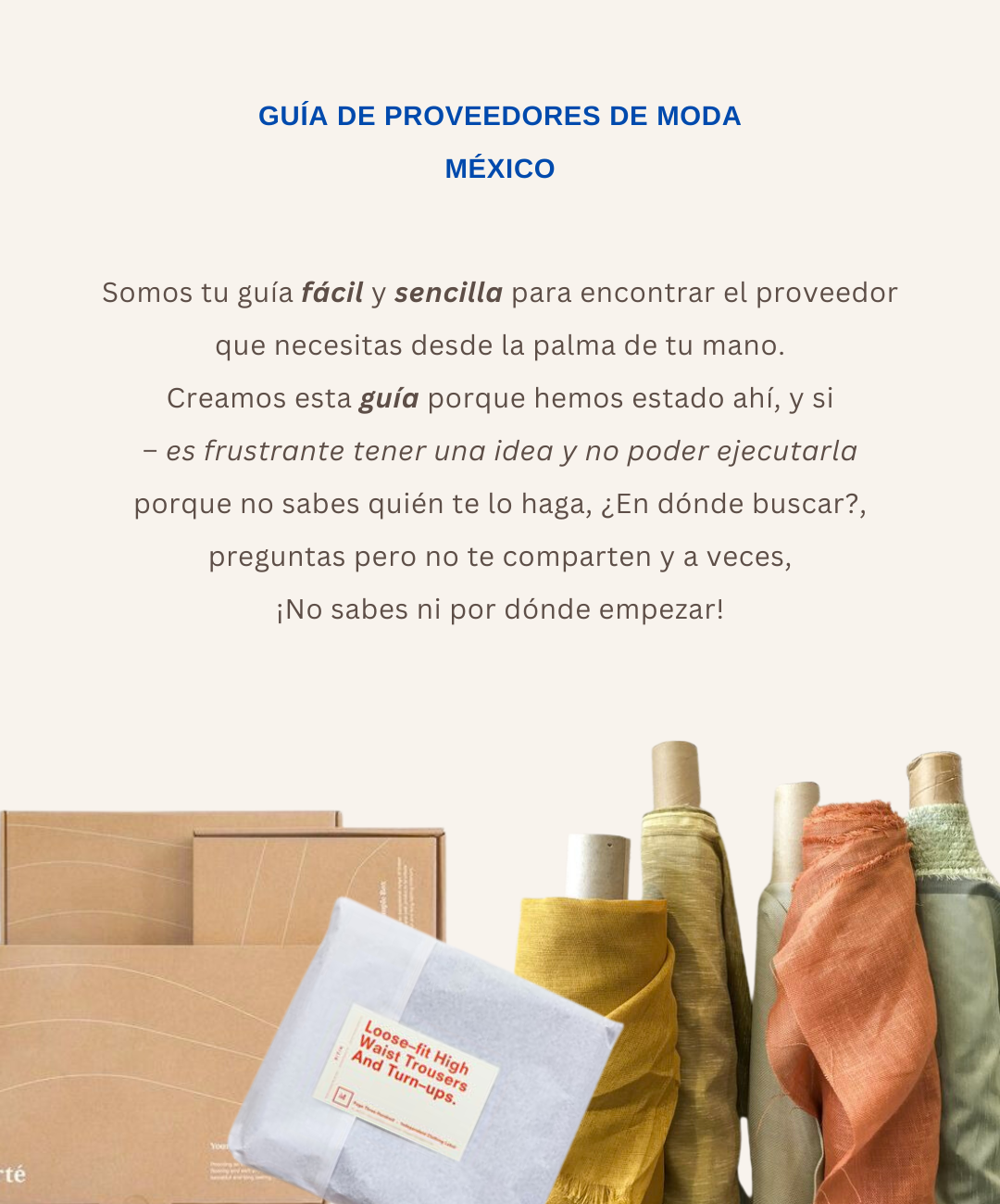 MAQUILAS proveedores