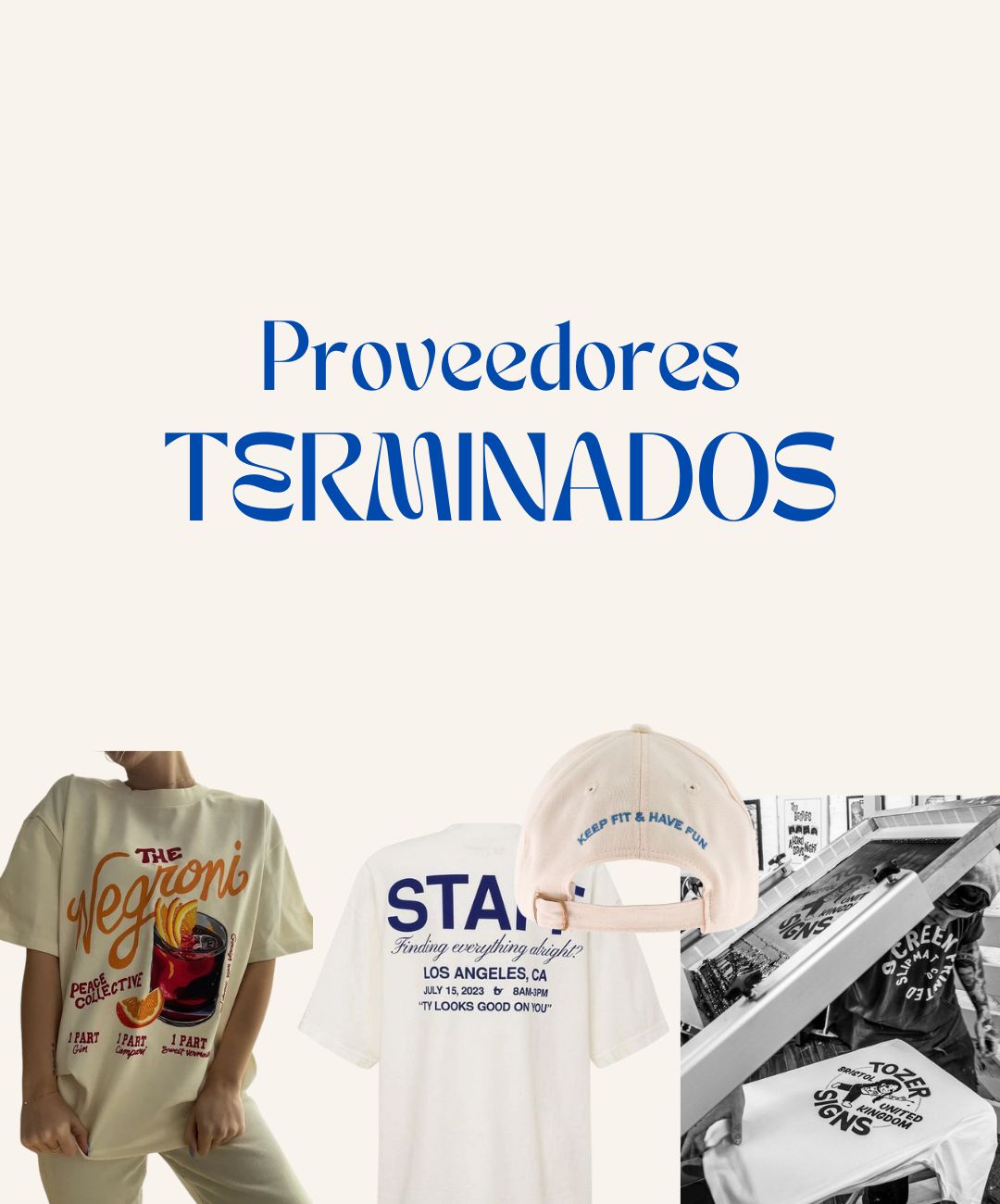 TERMINADOS proveedores