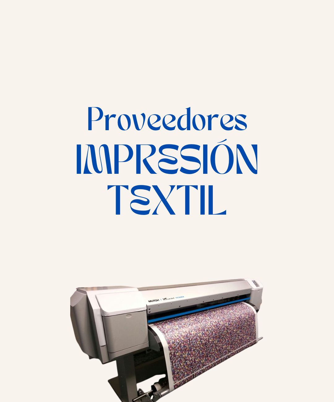 IMPRESIÓN TEXTIL proveedores