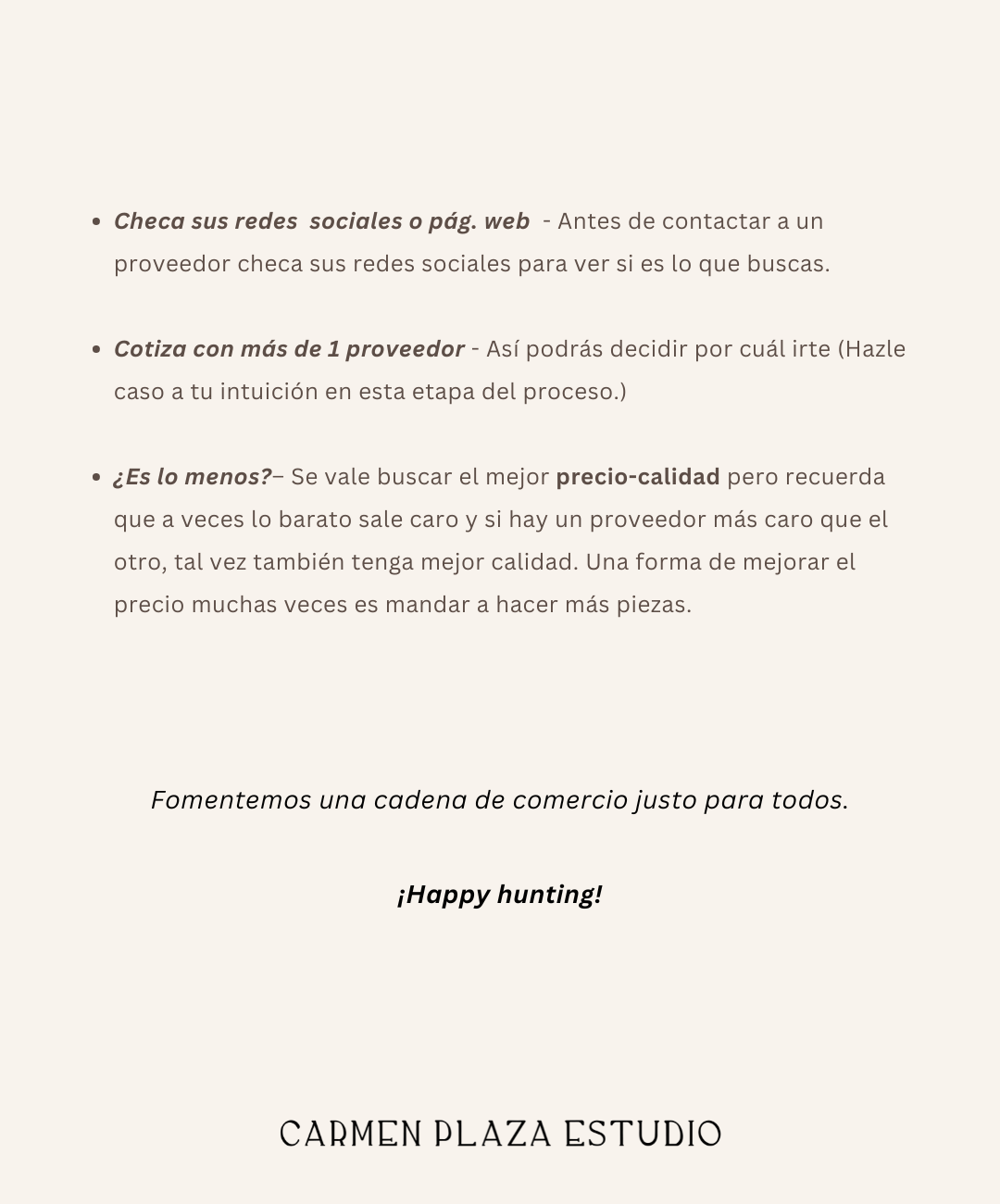 MAQUILAS proveedores